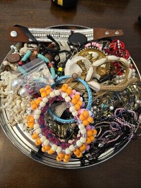 >2lb Scrap Jewelry Lot For Crafting Lot #B